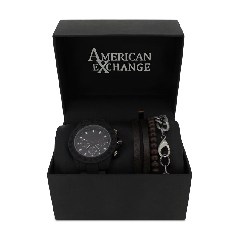 American Exchange Mens Watch & Bracelet 5420 *Ex-Display*