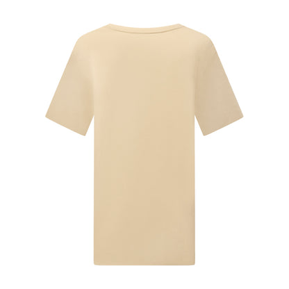 Marc Cain Women's T-Shirt Dark Cream