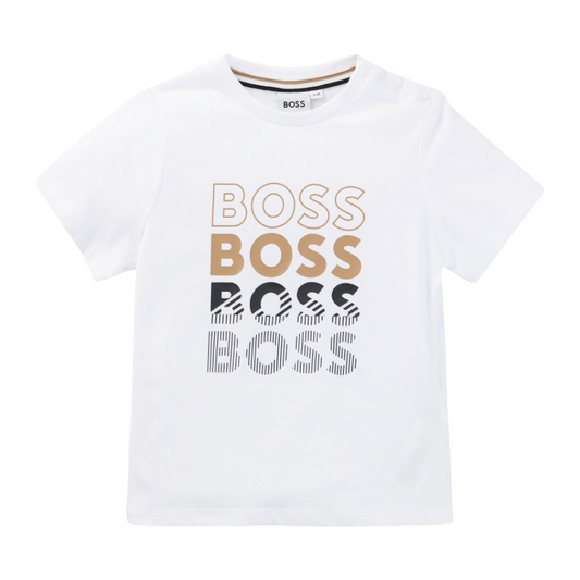 Hugo Boss Kid's T-Shirt | Cotton Comfort | Logo Print