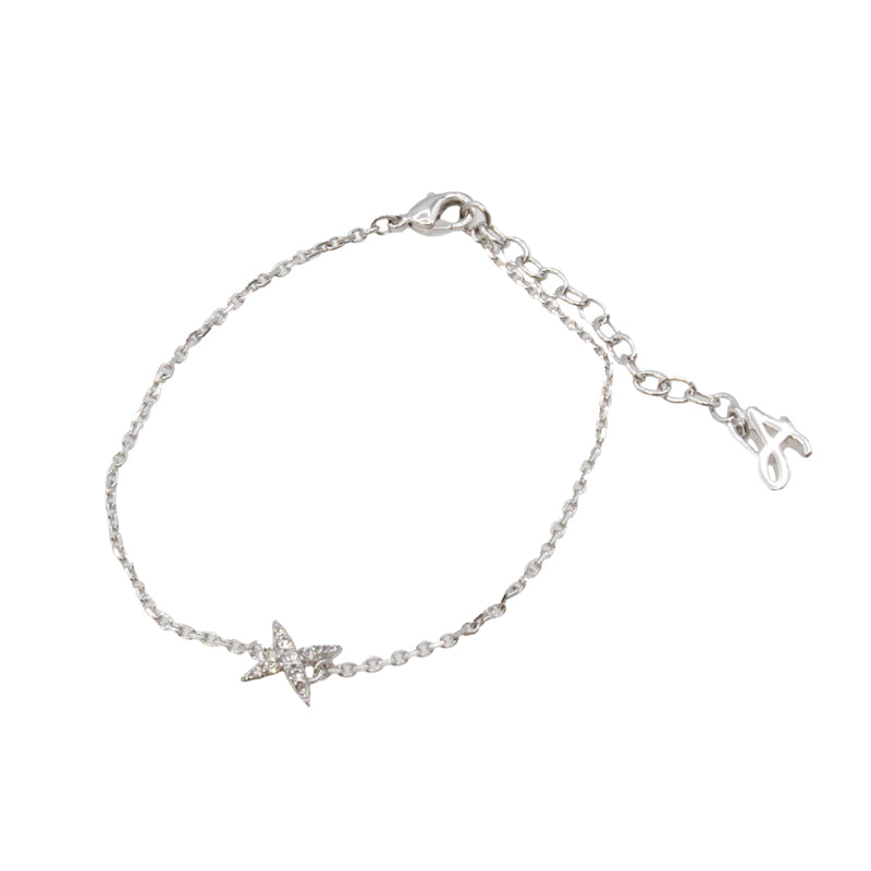 Adore Elegance Silver Necklace And Earrings Set