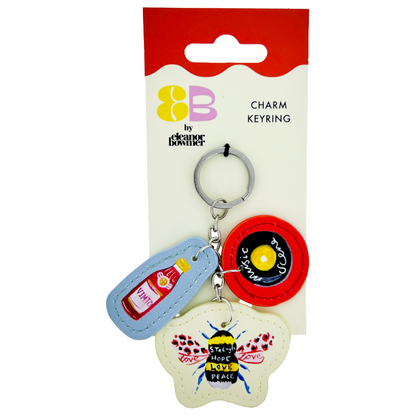 Eleanor Bowmer Manchester Bee Charm Keyring