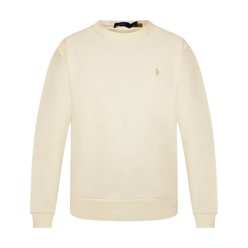 Ralph Lauren Polo Loopback Fleece Sweatshirt Cream