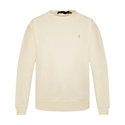 Ralph Lauren Polo Loopback Fleece Sweatshirt Cream