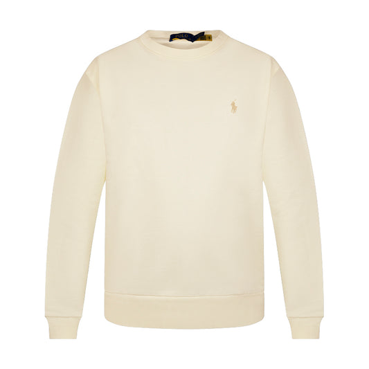 Ralph Lauren Polo Loopback Fleece Sweatshirt Cream