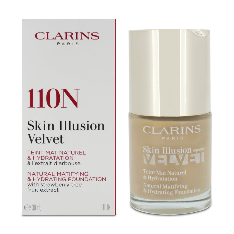 Clarins Skin Illusion Velvet Foundation 110N 30ml