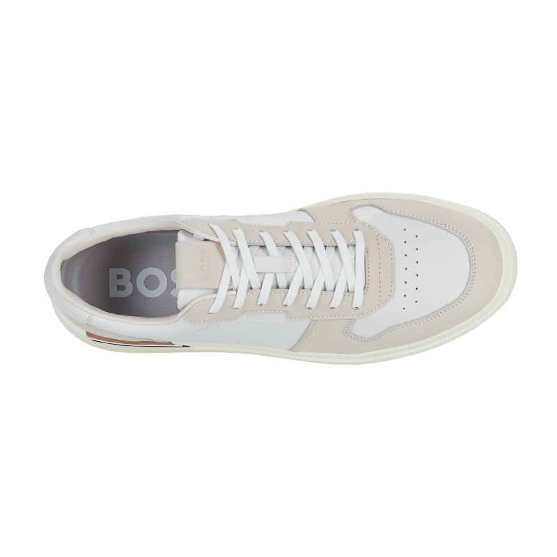 BOSS Clint Men's Leather Trainers Tennis Shoes