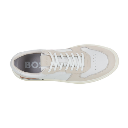 BOSS Clint Men's Leather Trainers Tennis Shoes