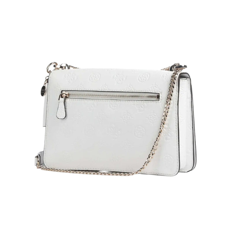 Guess Jena White Logo Crossbody Shoulder Bag PG922021
