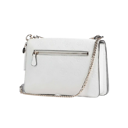 Guess Jena White Logo Crossbody Shoulder Bag PG922021