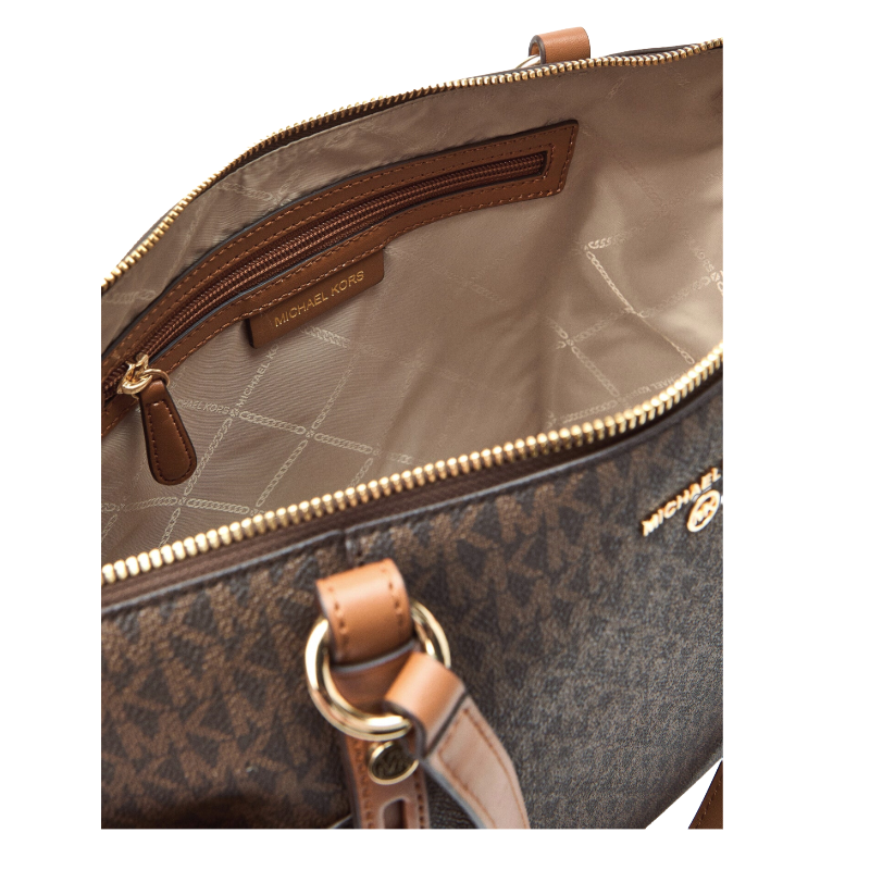 Michael Kors Sullivan Medium Logo Tote Bag Brown/Acorn