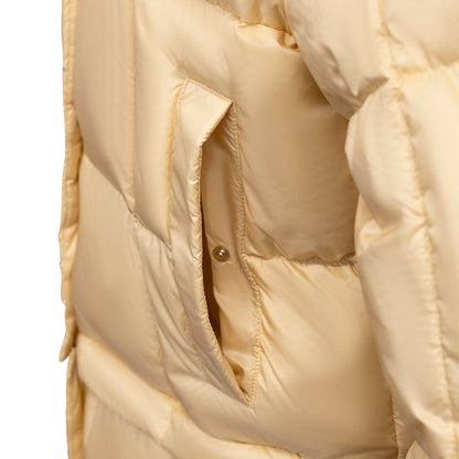 Marc Cain Women's Long Coat Dark Cream