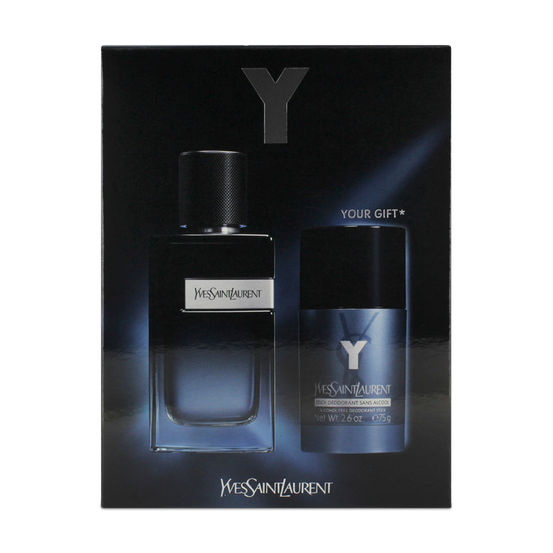 Yves Saint Laurent Y 100ml Eau De Parfum & 75ml Y Deodorant Stick Set