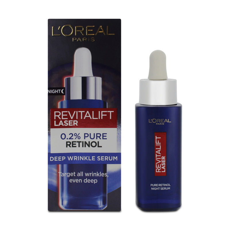 L'Oreal Pure Retinol Deep Wrinkle Night Serum 30ml