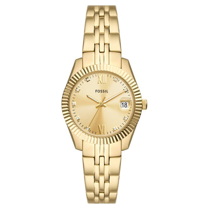 Fossil Scarlette ES5338 gold-tone ladies watch main view