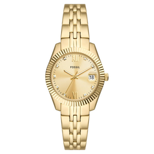 Fossil Scarlette ES5338 gold-tone ladies watch main view