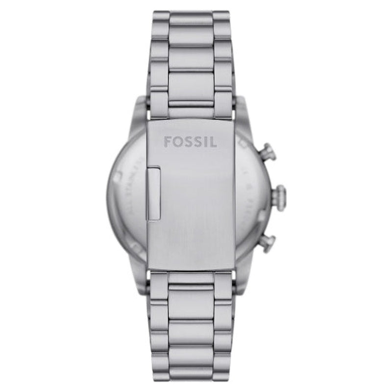Fossil FS6047 stainless-steel bracelet and clasp rear view