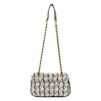 Guess Giully Mini Crossbody Mini Bag Grey Quilted Tweed TG874878