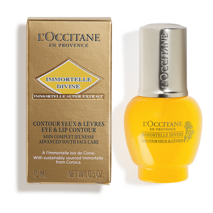 L'Occitane Immortelle Divine Eye & Lip Contour 15ml (Blemished Box)