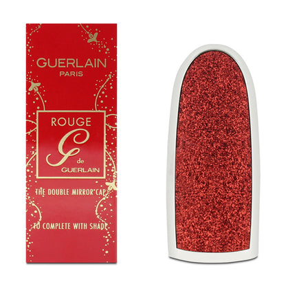 Guerlain Rouge The Double Mirror Lipstick Cap Sparkling Red