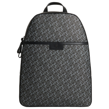 Tommy Hilfiger TH Monogram Black Dome Backpack Men's