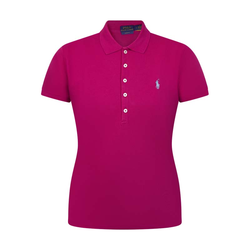 Ralph Lauren Women's Slim Fit Polo Shirt Pink