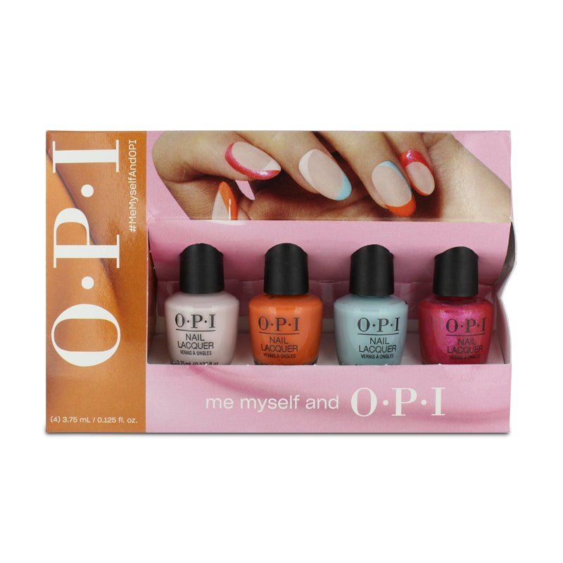 OPI Me Myself and OPI Nail Polish Set 4 x 3.75ml