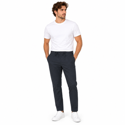 Hugo Boss Men's Trousers P-Genius Slim Fit Dark Blue 