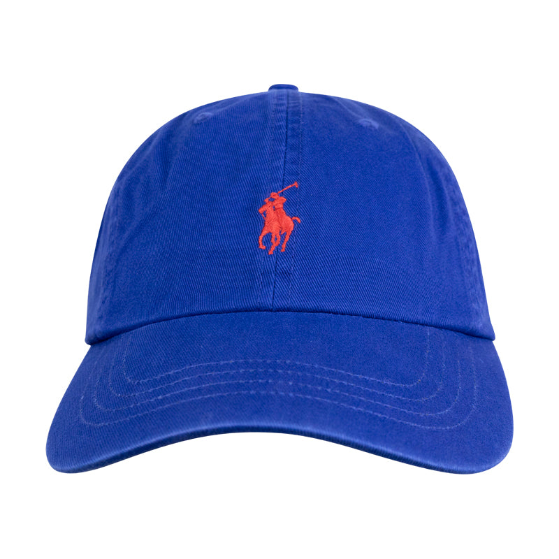 Ralph Lauren Polo Cotton Chino Cap Blue One Size