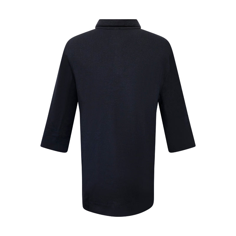 Marc Cain Women's Polo Shirt Midnight Blue 