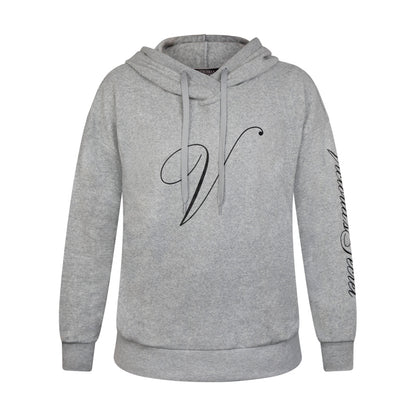 Victoria's Secret 'V' Grey Hoodie Large Women's