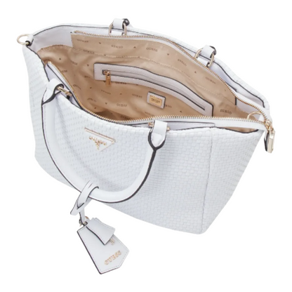Guess Crossover Etel Girlfriend Satchel Handbag White WG921906 