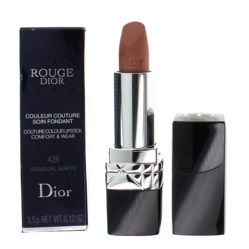 Dior Rouge Comfort & Wear Brown Lipstick 426 Sensual Matte