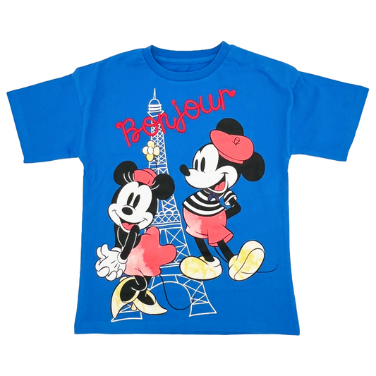 Disney Mickey & Minnie Bonjour T-Shirt | Kids