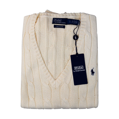 Ralph Lauren Polo Cotton Jumper Cream