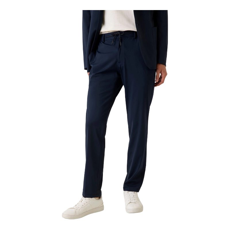 Guess Men's Navy Blue  Slim Fit Trousers