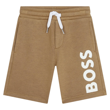 Hugo Boss Boys Shorts Cookie Brown