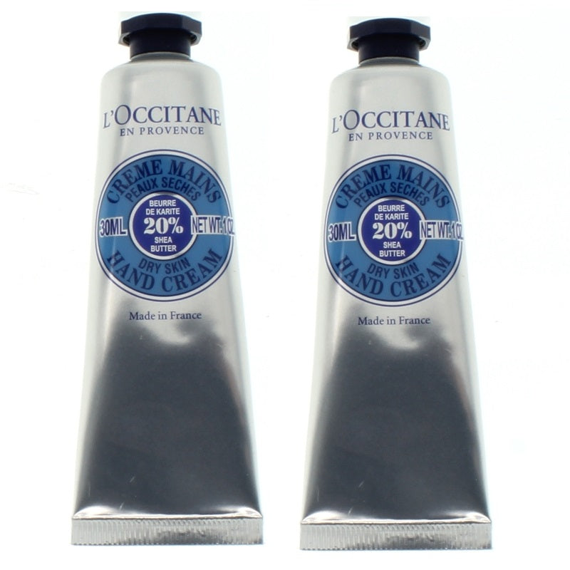 L'Occitane Dry Skin Hand Cream 20% Shea Butter 2 x 30ml