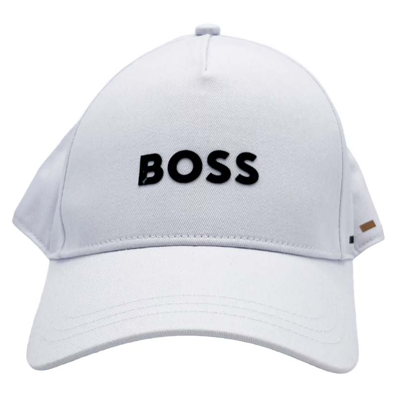 Hugo Boss White Cotton Kid's Baseball Cap