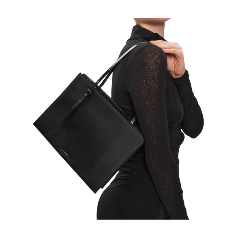 Calvin Klein Ck Square Shoulder Bag Black