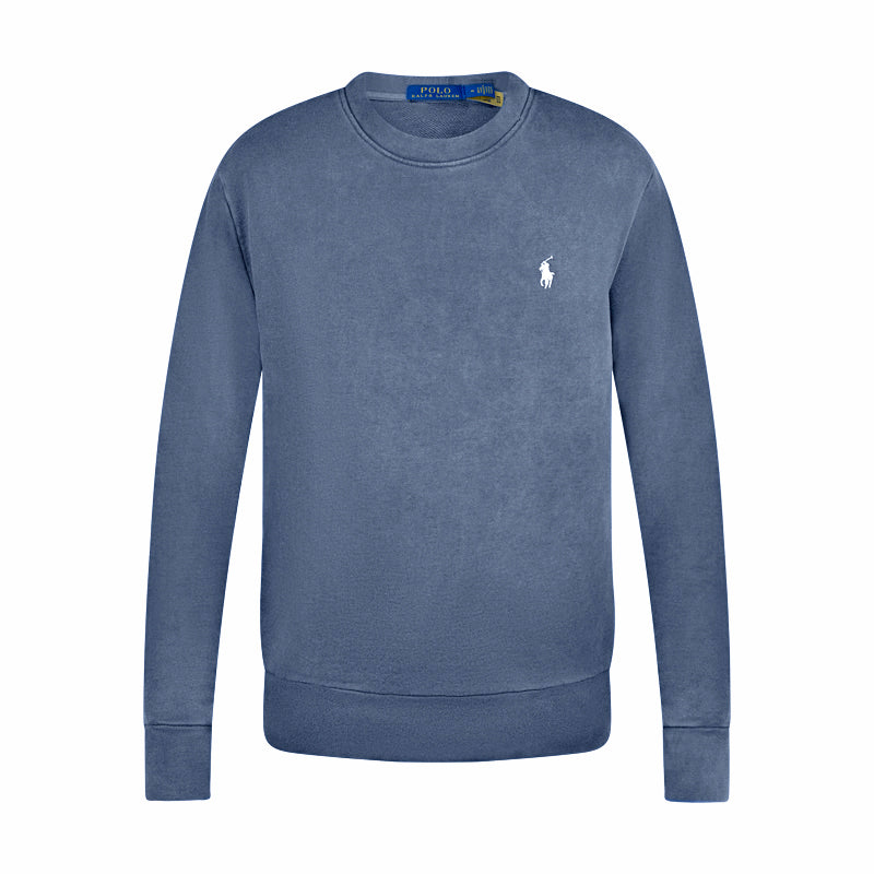 Ralph Lauren Polo Cotton Jersey Sweatshirt Blue