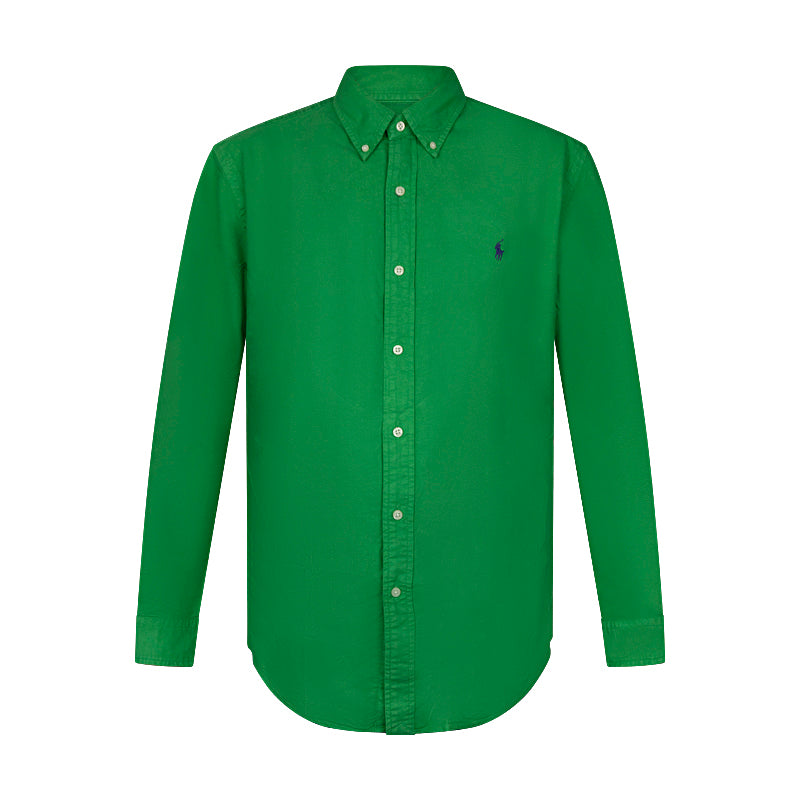 Ralph Lauren Green Oxford Shirt | Custom Fit