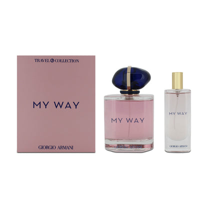 Giorgio Armani My Way 90ml Eau De Parfum Gift Set (Blemished Box)