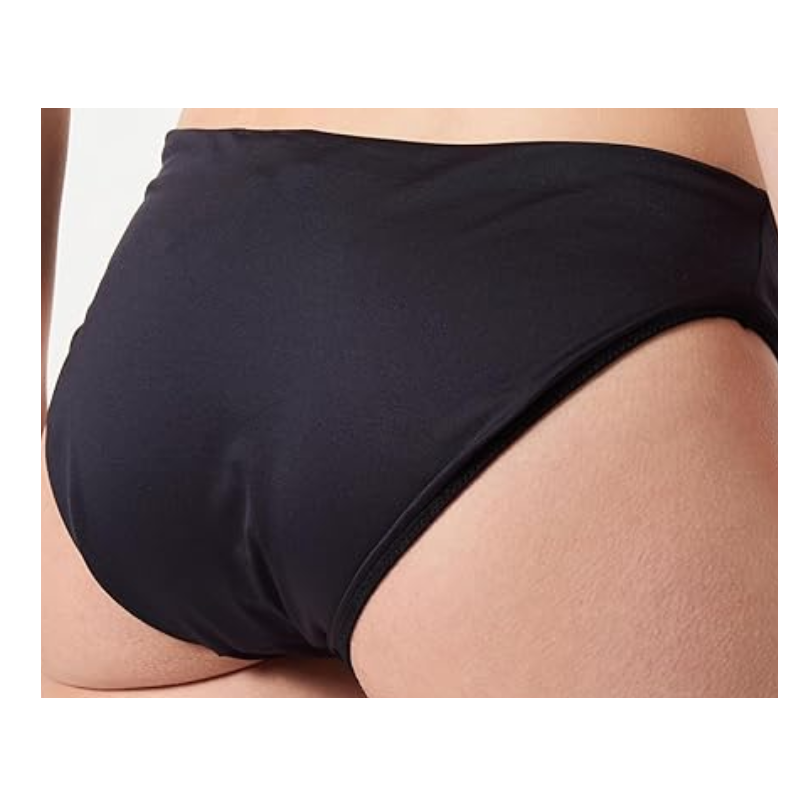 Hugo Boss Bella Brief Logo Charm Women's Bikini Briefs Black Swimwear