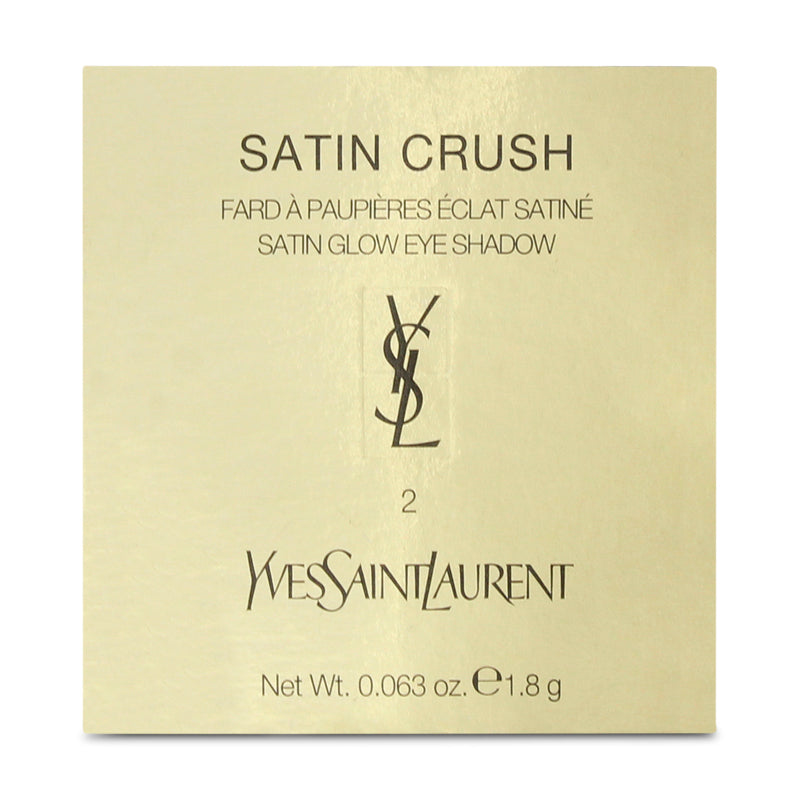 Yves Saint Laurent Satin Crush Satin Glow Eyeshadow 2 Excessive Brown