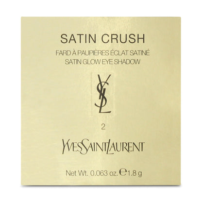 Yves Saint Laurent Satin Crush Satin Glow Eyeshadow 2 Excessive Brown