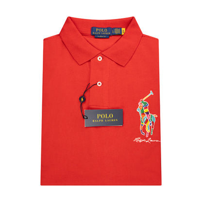 Ralph Lauren Polo Classic Fit Big Pony Polo Shirt Red