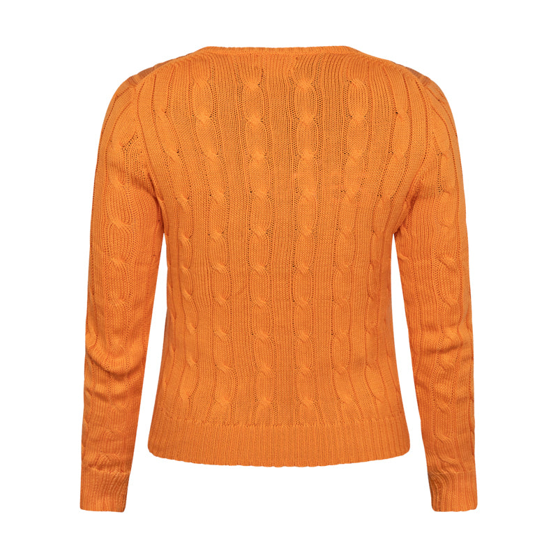 Ralph Lauren Polo Women's Cotton Jumper Orange