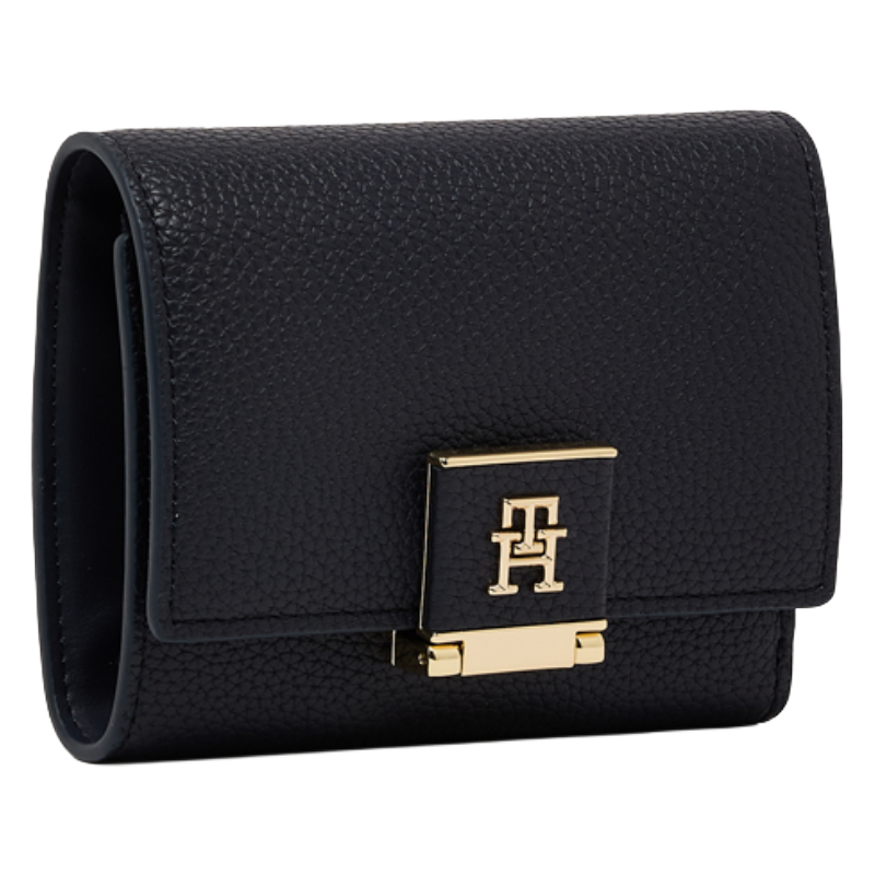 Tommy Hilfiger Heritage Medium Flap Wallet Navy Blue Women's