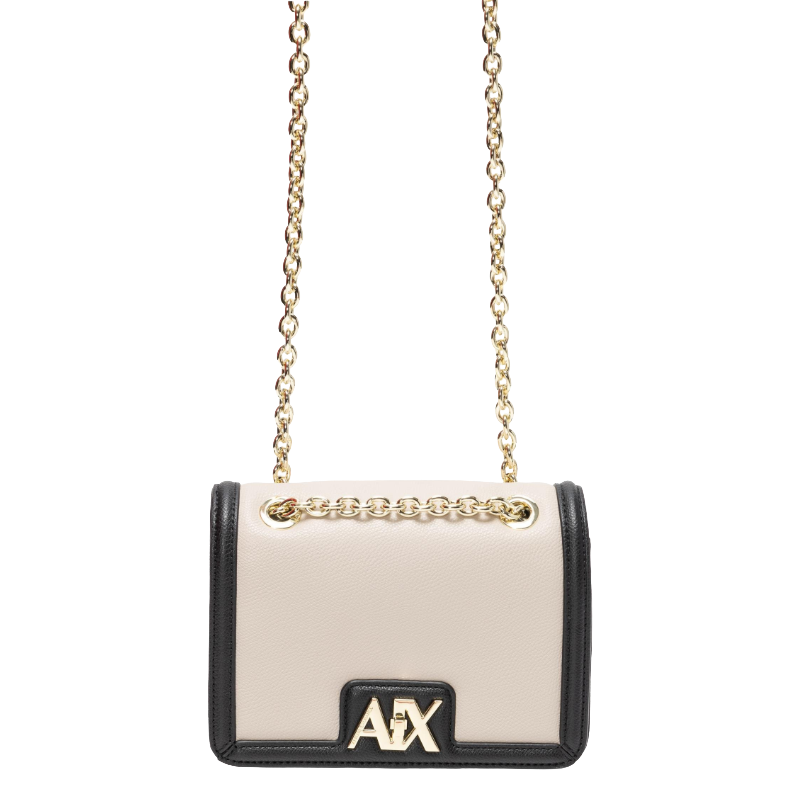 Armani Exchange Crossbody Handbag Messenger Bag Small Off Road/Black 4R731 