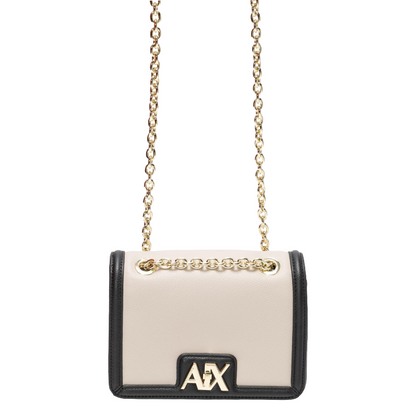 Armani Exchange Crossbody Handbag Messenger Bag Small Off Road/Black 4R731 